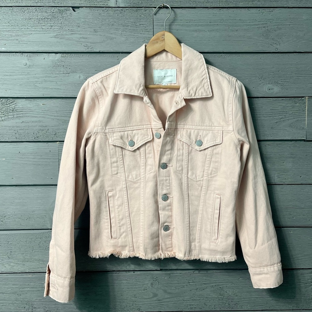 Lucky Brand Pink Jean Jacket